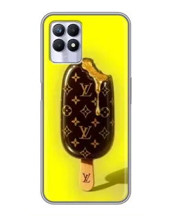 Чехол для Realme 8 Pro с картинкой «Мороженое от LV»