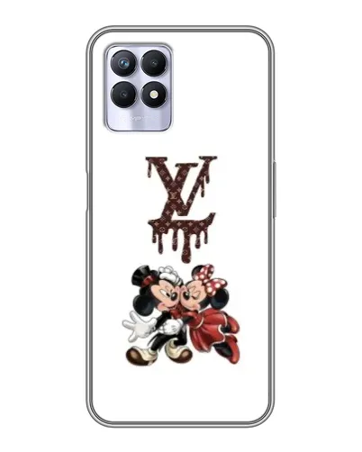 Чехол для Realme 8 Pro с картинкой «LV и Микки Маус»