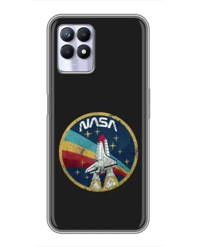 Чехол для Realme 8 Pro с картинкой «NASA — эмблема миссии»