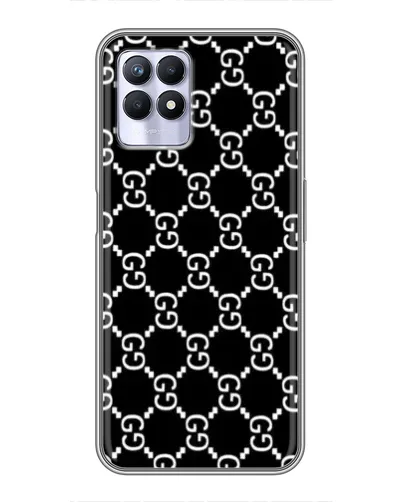 Чехол для Realme 8 Pro с картинкой «Gucci — сетчатый паттерн» Чехол для Realme 8 Pro с картинкой «Gucci — сетчатый паттерн»