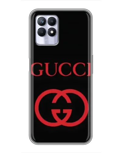 Чехол для Realme 8 Pro с картинкой «Gucci — красный логотип» Чехол для Realme 8 Pro с картинкой «Gucci — красный логотип»