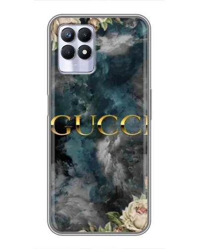 Чехол для Realme 8 Pro с картинкой «Абстрактные цветы Gucci» Чехол для Realme 8 Pro с картинкой «Абстрактные цветы Gucci»