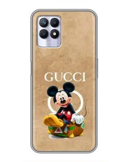 Чехол для Realme 8 Pro с картинкой «Микки Маус Gucci — крафт»