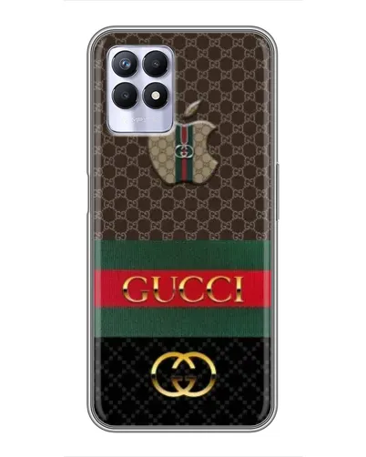Чехол для Realme 8 Pro с картинкой «Gucci — брендированный десерт» Чехол для Realme 8 Pro с картинкой «Gucci — брендированный десерт»