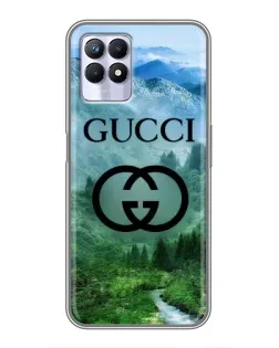 Чехол для Realme 8 Pro с картинкой «Gucci — горный пейзаж»