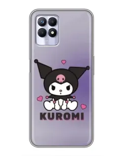 Чохол для Realme 8 Pro з картинкою «Kuromi — фіолетовий арт» Чохол для Realme 8 Pro з картинкою «Kuromi — фіолетовий арт»
