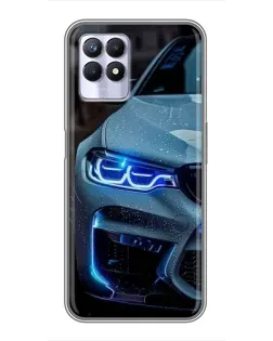 Чохол для Realme 8 Pro з картинкою «Погляд BMW з синіми фарами» Чохол для Realme 8 Pro з картинкою «Погляд BMW з синіми фарами»
