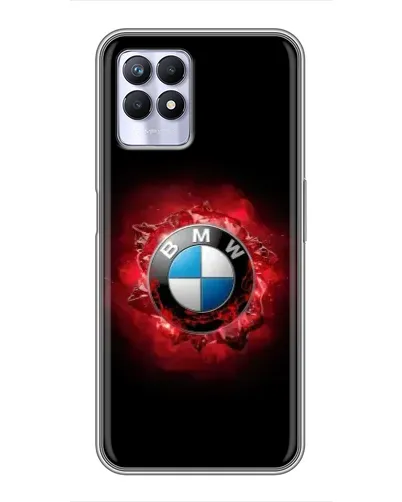 Чохол для Realme 8 Pro з картинкою «Логотип BMW — спалах»