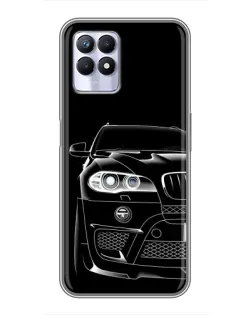 Чохол для Realme 8 Pro з картинкою «Темний силует BMW»