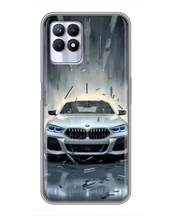 Чохол для Realme 8 Pro з картинкою «BMW у світлі фар»