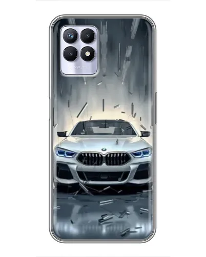 Чохол для Realme 8 Pro з картинкою «BMW у світлі фар»