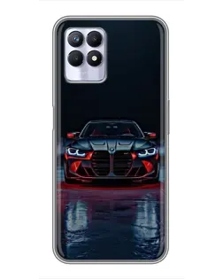Чохол для Realme 8 Pro з картинкою «BMW на мокрій дорозі»
