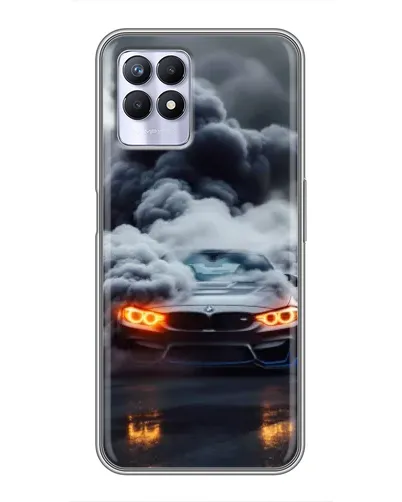 Чохол для Realme 8 Pro з картинкою «BMW у диму»
