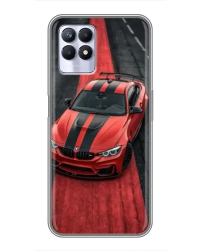 Чохол для Realme 8 Pro з картинкою «BMW на червоній доріжці»