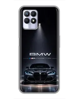 Чохол для Realme 8 Pro з картинкою «BMW крізь нічне місто» Чохол для Realme 8 Pro з картинкою «BMW крізь нічне місто»