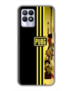Чехол для Realme 8 Pro с картинкой «PUBG — камуфляжный шлем»
