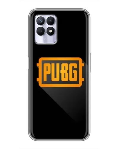 Чехол для Realme 8 Pro с картинкой «PUBG — рамка лого» Чехол для Realme 8 Pro с картинкой «PUBG — рамка лого»