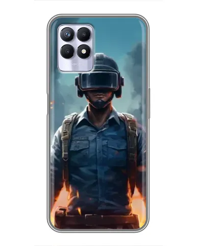 Чехол для Realme 8 Pro с картинкой «PUBG — реалистичный герой» Чехол для Realme 8 Pro с картинкой «PUBG — реалистичный герой»