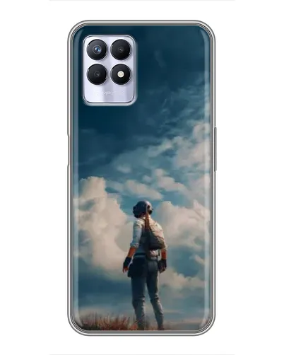 Чехол для Realme 8 Pro с картинкой «Герой PUBG на скале» Чехол для Realme 8 Pro с картинкой «Герой PUBG на скале»