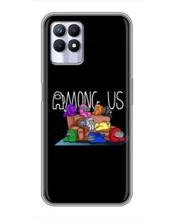 Чехол для Realme 8 Pro с картинкой «Логотип Among Us» Чехол для Realme 8 Pro с картинкой «Логотип Among Us»