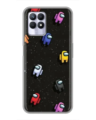 Чехол для Realme 8 Pro с картинкой «Космический паттерн Among Us» Чехол для Realme 8 Pro с картинкой «Космический паттерн Among Us»