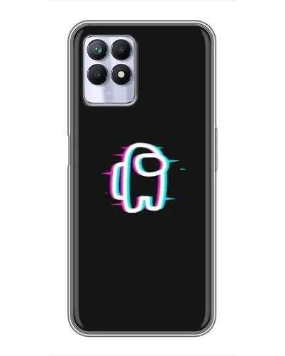 Чехол для Realme 8 Pro с картинкой «Among Us неон» Чехол для Realme 8 Pro с картинкой «Among Us неон»