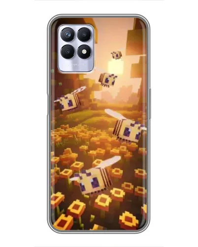 Чехол для Realme 8 Pro с картинкой «Поле подсолнухов»