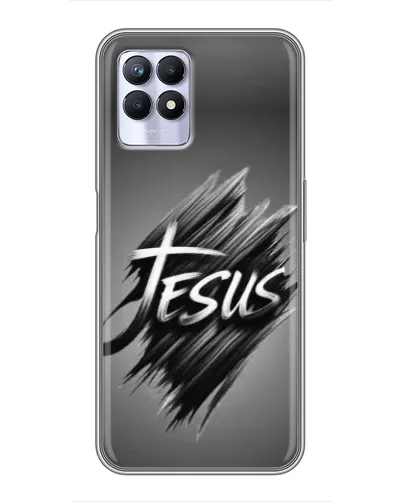 Чехол для Realme 8 Pro с картинкой «Надпись Jesus Graffiti» Чехол для Realme 8 Pro с картинкой «Надпись Jesus Graffiti»