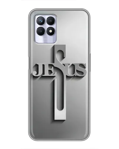 Чохол для Realme 8 Pro з картинкою «Металевий хрест Jesus» Чохол для Realme 8 Pro з картинкою «Металевий хрест Jesus»