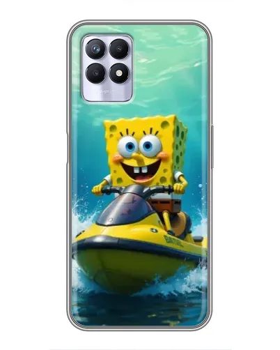 Чехол для Realme 8 Pro с картинкой «Спанч Боб на гидроцикле» Чехол для Realme 8 Pro с картинкой «Спанч Боб на гидроцикле»