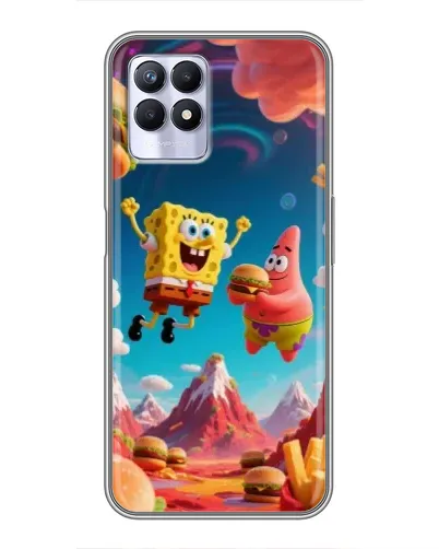 Чехол для Realme 8 Pro с картинкой «Космический фастфуд» Чехол для Realme 8 Pro с картинкой «Космический фастфуд»