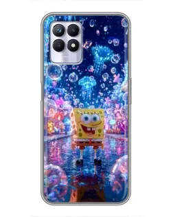 Чехол для Realme 8 Pro с картинкой «Неоновый океан»