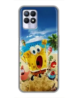 Чехол для Realme 8 Pro с картинкой «Развлечения на пляже»