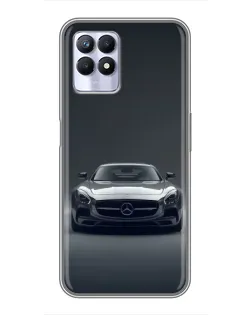 Чехол для Realme 8 Pro с картинкой «Mercedes на черном»