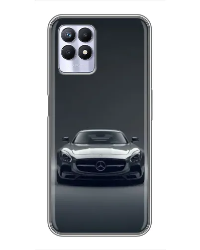 Чехол для Realme 8 Pro с картинкой «Mercedes на черном»