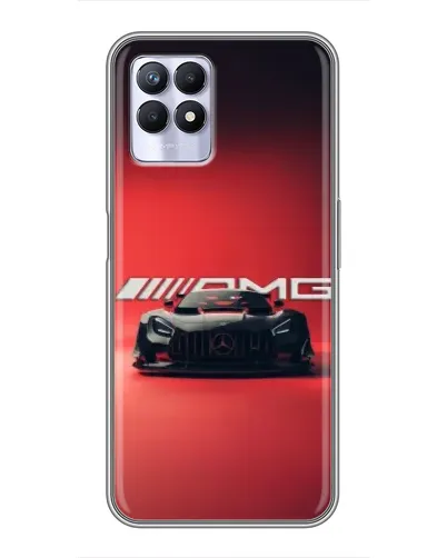 Чехол для Realme 8 Pro с картинкой «Mercedes AMG — красная линия»