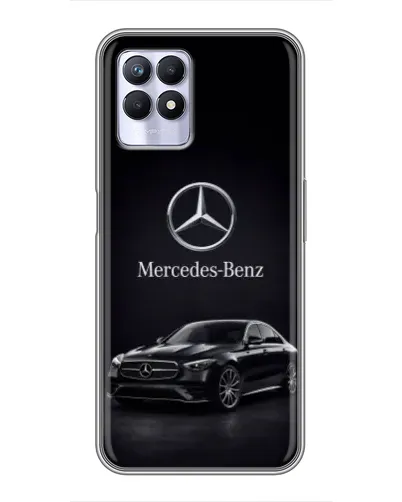 Чехол для Realme 8 Pro с картинкой «Mercedes — решетка радиатора»