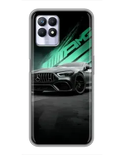 Чехол для Realme 8 Pro с картинкой «Темный Mercedes AMG»