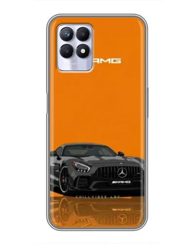 Чехол для Realme 8 Pro с картинкой «Оранжевый Mercedes AMG»
