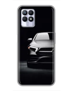 Чехол для Realme 8 Pro с картинкой «Свет фар Mercedes»