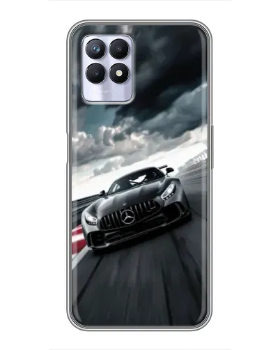 Чехол для Realme 8 Pro с картинкой «Гоночный Mercedes AMG»