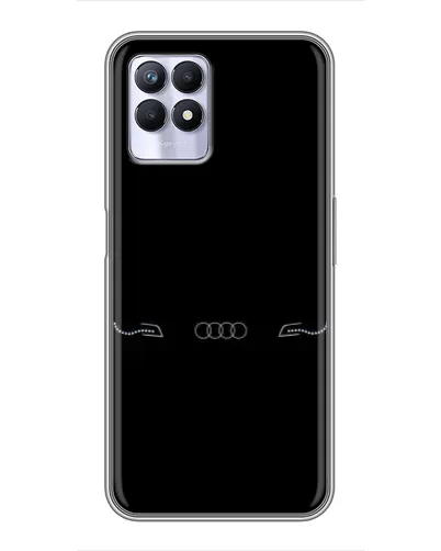 Чехол для Realme 8 Pro с картинкой «Audi — световой подпись»
