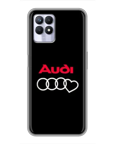 Чехол для Realme 8 Pro с картинкой «Логотип Audi Heart»