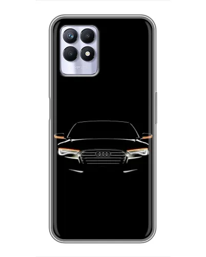 Чехол для Realme 8 Pro с картинкой «Audi — ночной контур»