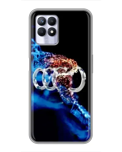 Чехол для Realme 8 Pro с картинкой «Энергия лого Audi»