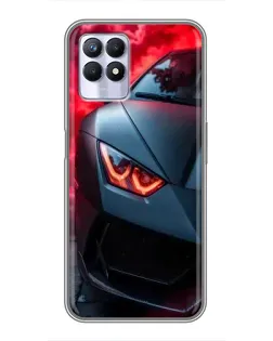 Чохол для Realme 8 Pro з картинкою «Lamborghini червоне сяйво» Чохол для Realme 8 Pro з картинкою «Lamborghini червоне сяйво»