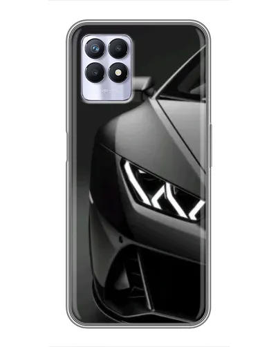 Чехол для Realme 8 Pro с картинкой «Lamborghini фары детализация»