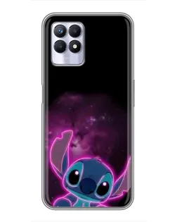 Чехол для Realme 8 Pro с картинкой «Неоновый Stitch»