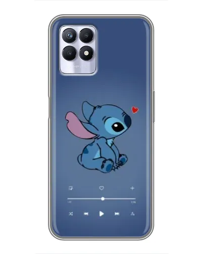 Чехол для Realme 8 Pro с картинкой «Музыкальный Stitch»
