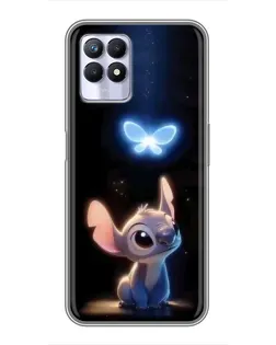 Чехол для Realme 8 Pro с картинкой «Сияющий Стич»